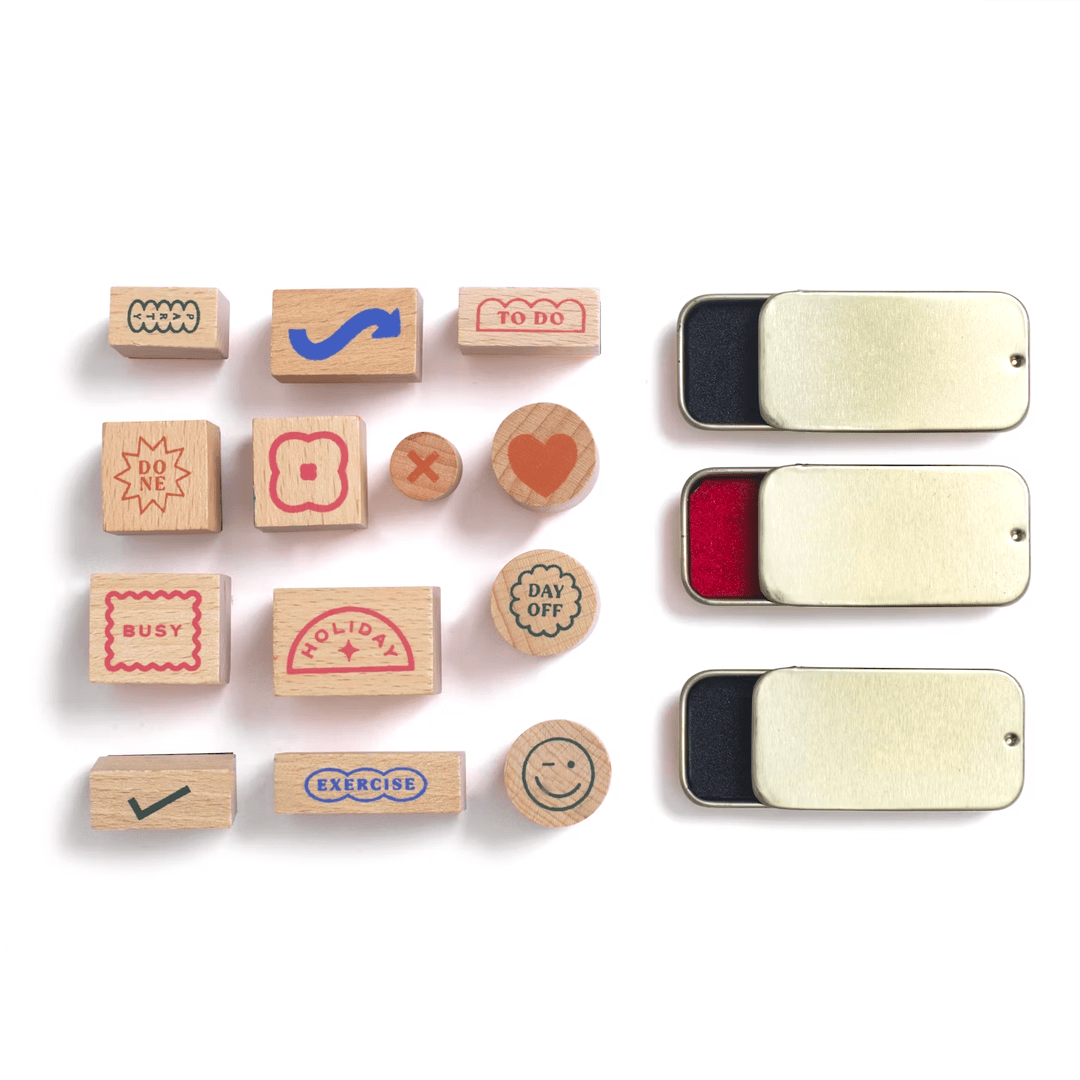 Favorite Story Papier Planner Stamp Set, Stamps & Ink - Good Day