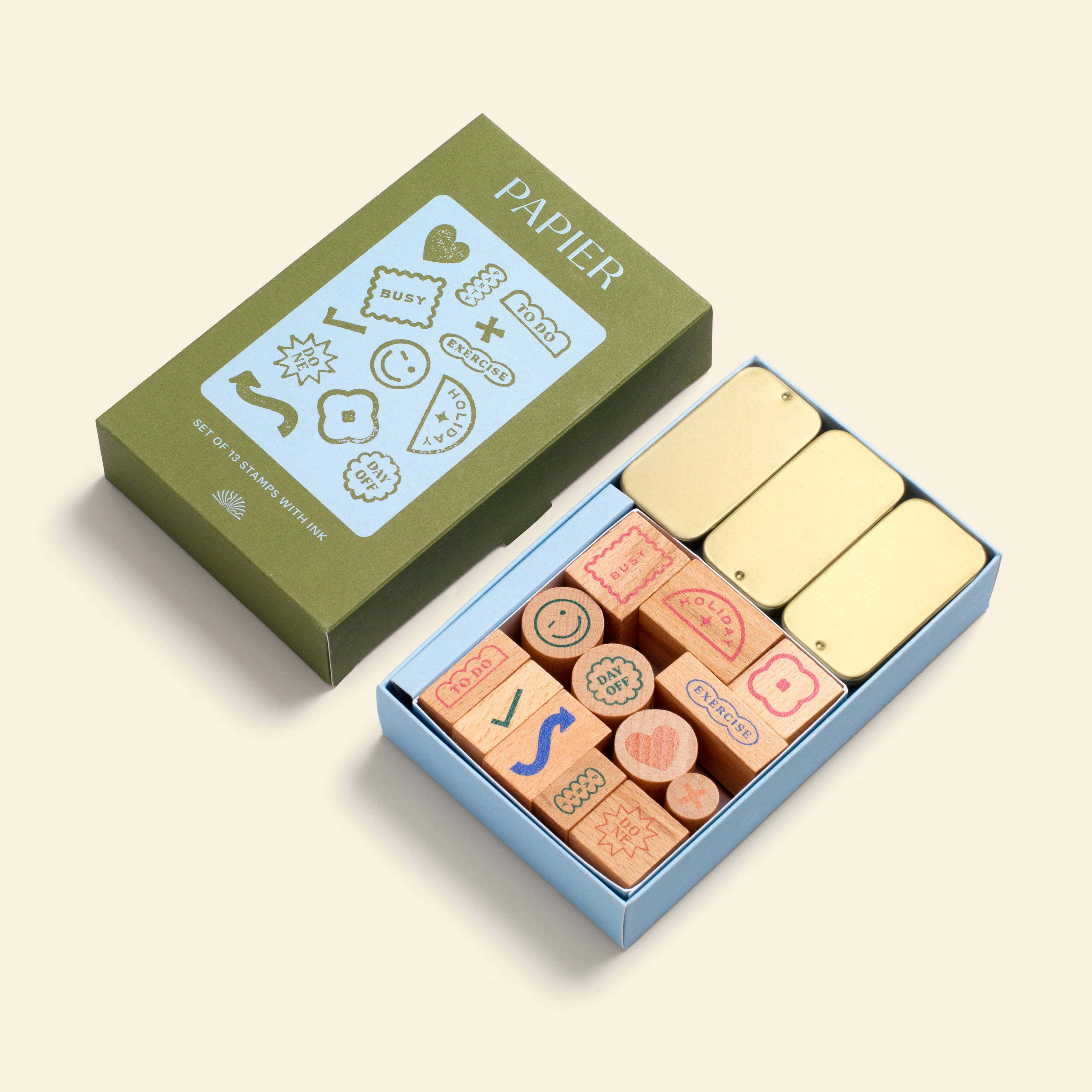 Favorite Story Papier Planner Stamp Set, Stamps & Ink - Good Day