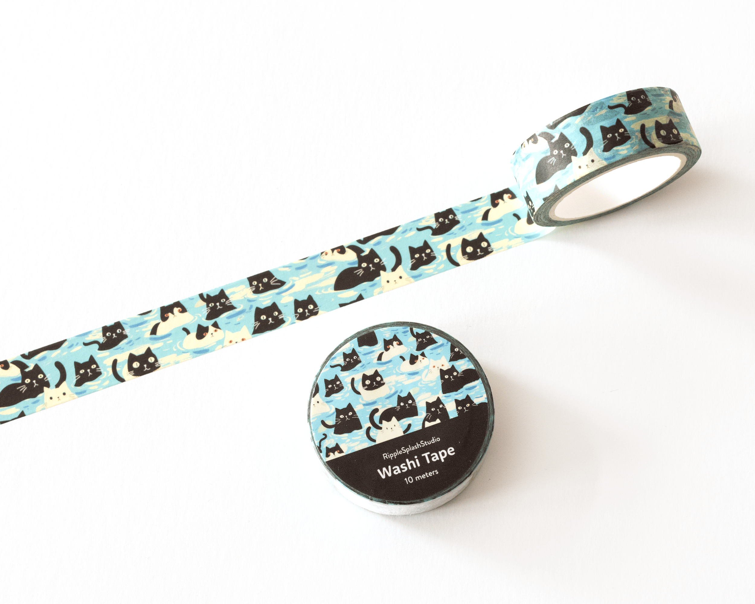 Favorite Story RippleSplash Studio Playful Cats Washi Tape