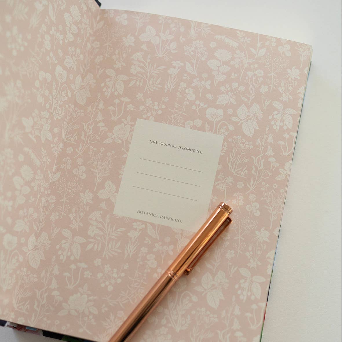 Favorite Story Botanica Paper Co. POPPY GARDEN | LINEN BOUND JOURNAL