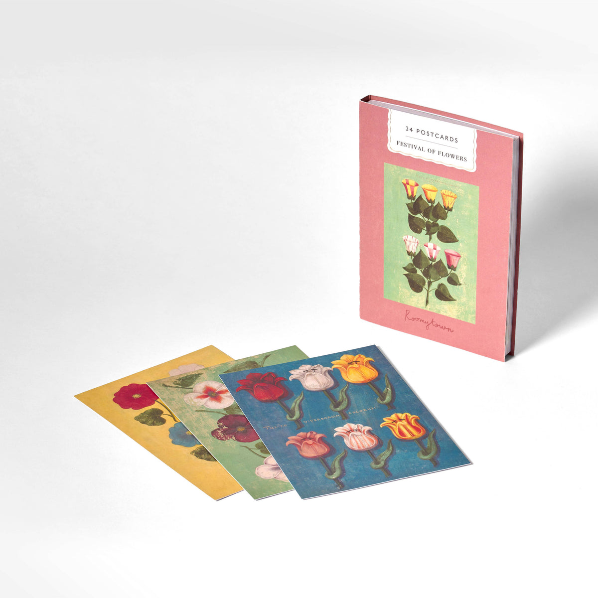 Favorite Story Roomytown Inc Postcard Book - Festival of Flowers