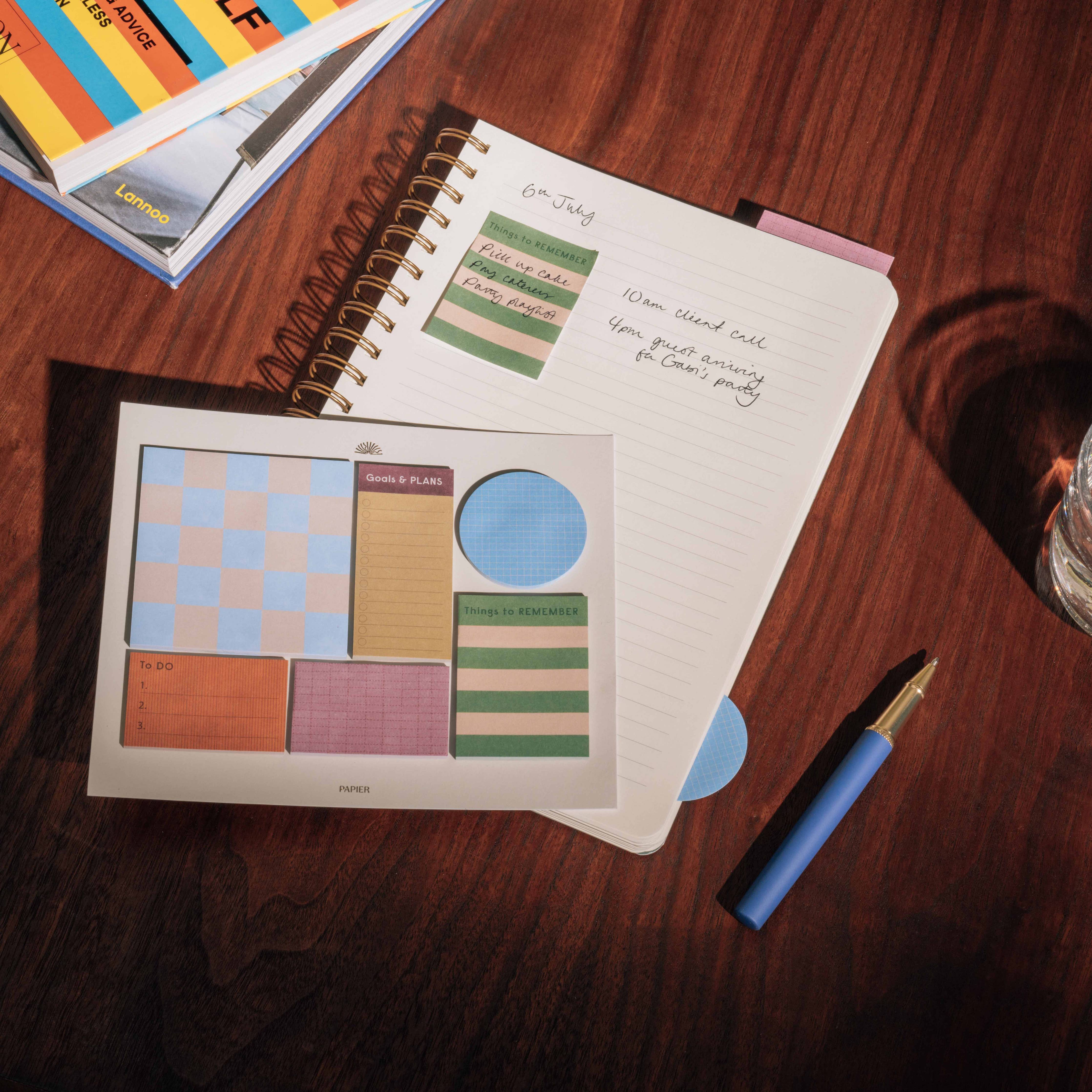 Favorite Story Papier Printed Sticky Notes Set of 6