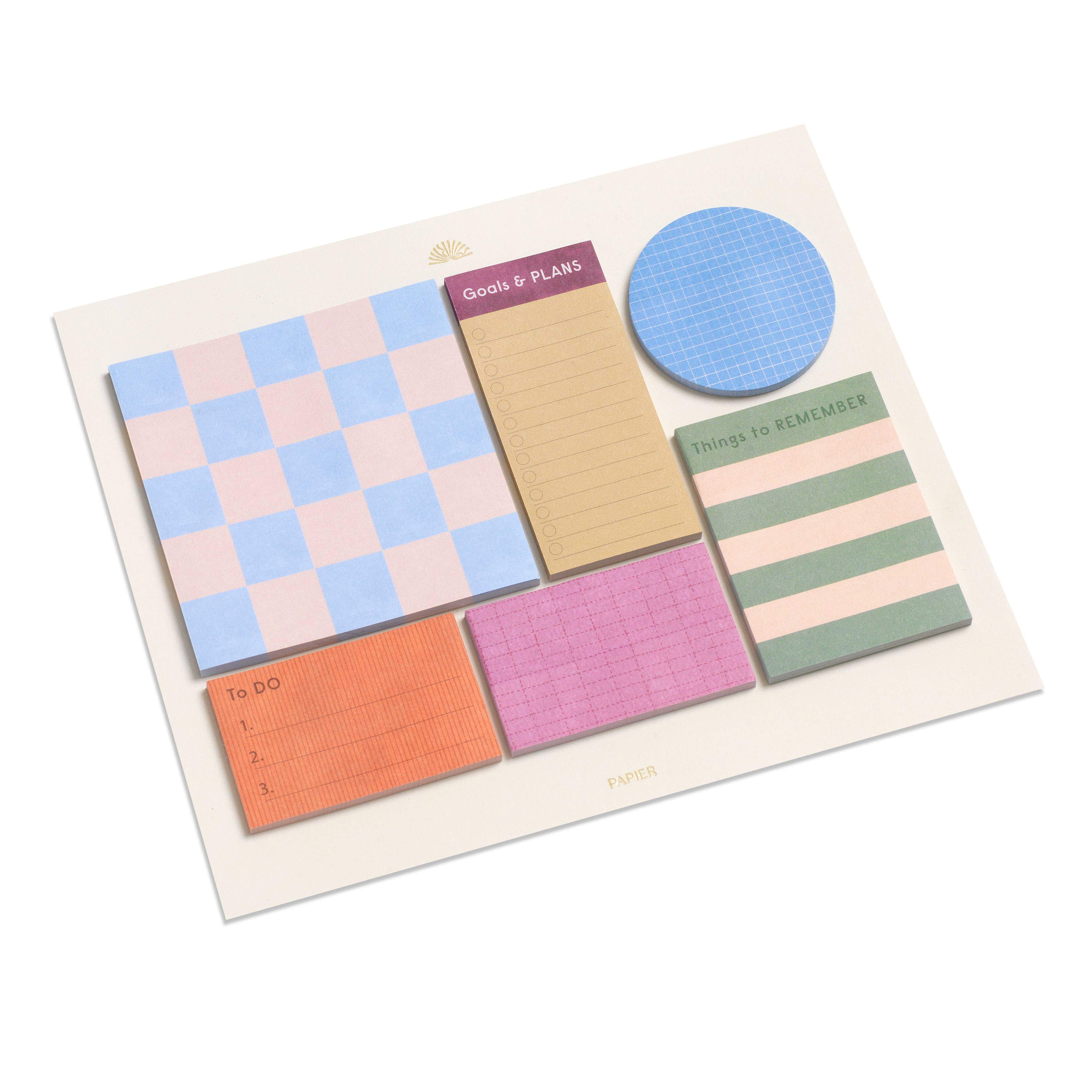Favorite Story Papier Printed Sticky Notes Set of 6