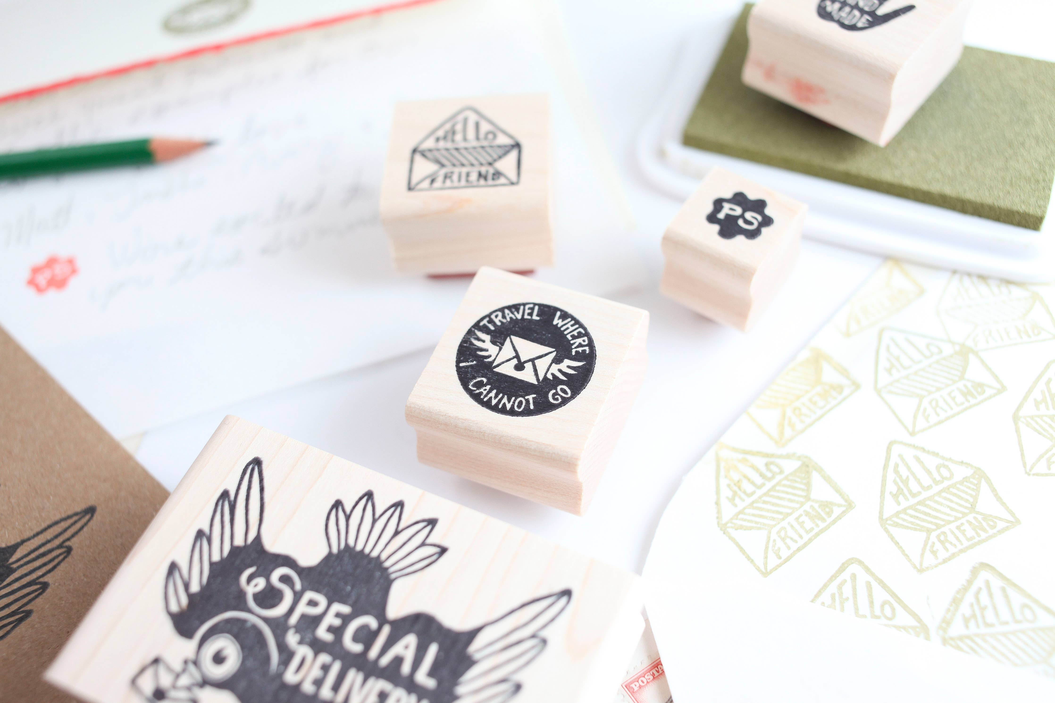 Favorite Story Peppercorn Paper PS Rubber Stamp
