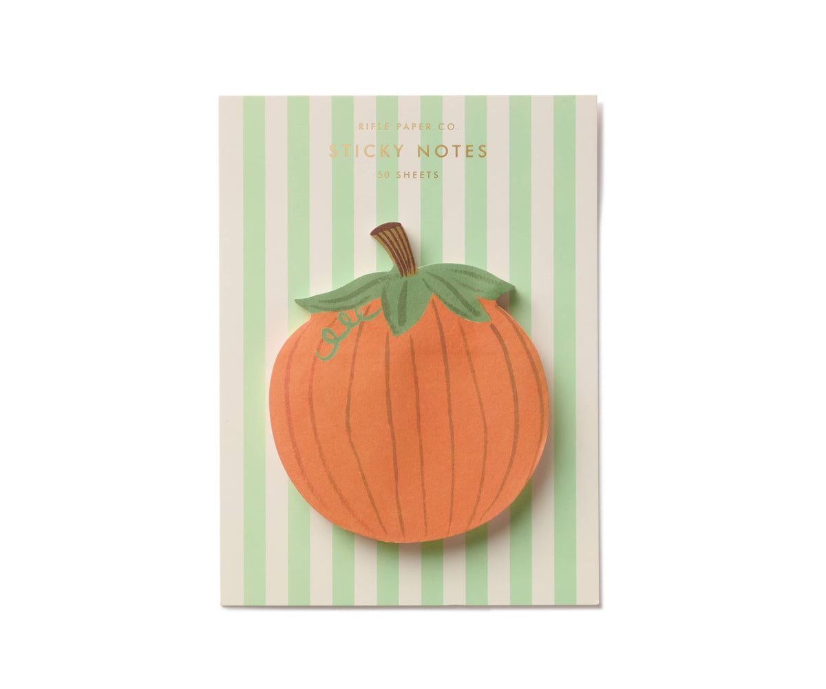 Favorite Story Rifle Paper Co. Pumpkin Sticky Notes