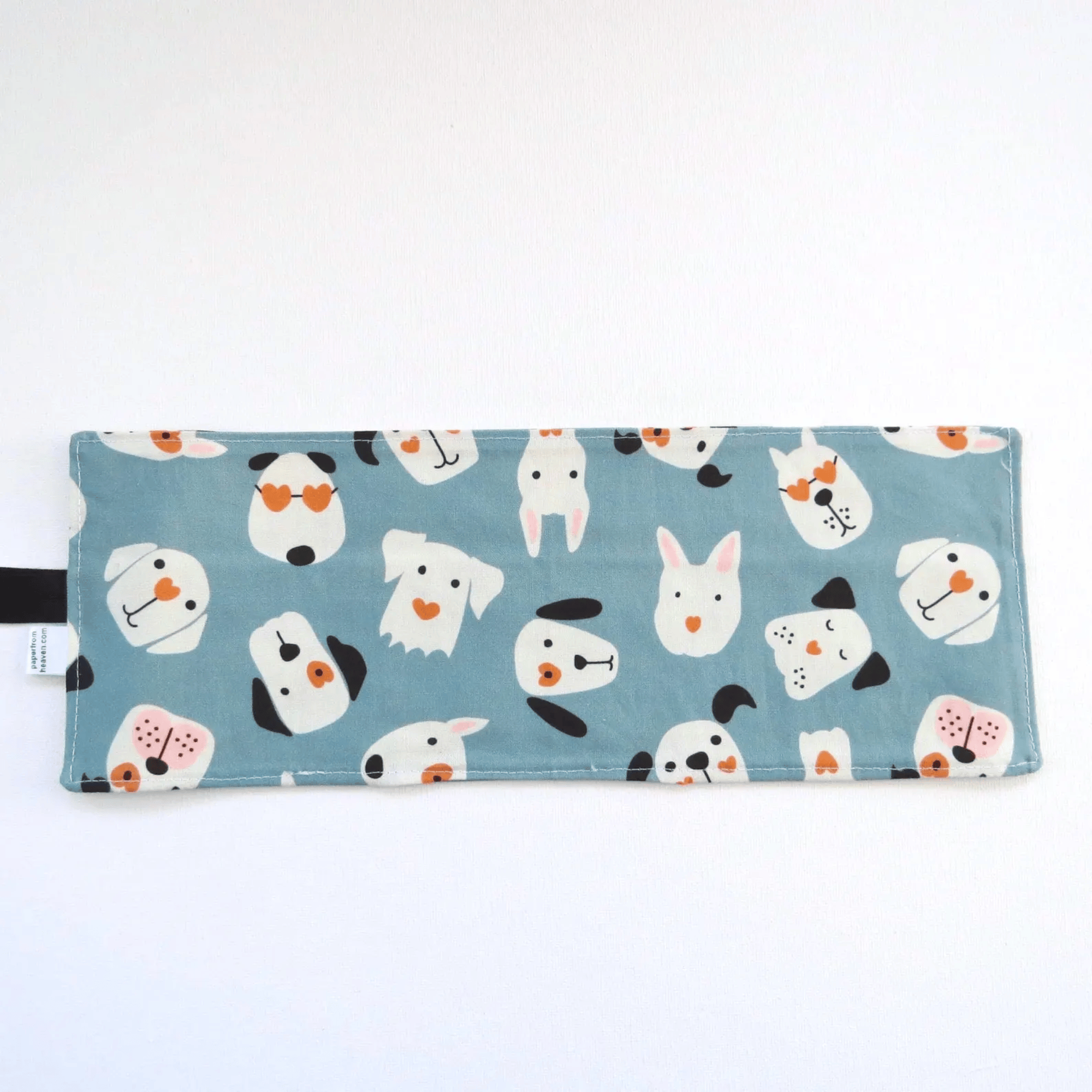 Favorite Story PaperFromHeaven Puppy Crayon Roll – Handmade Dog Print Travel Art Kit