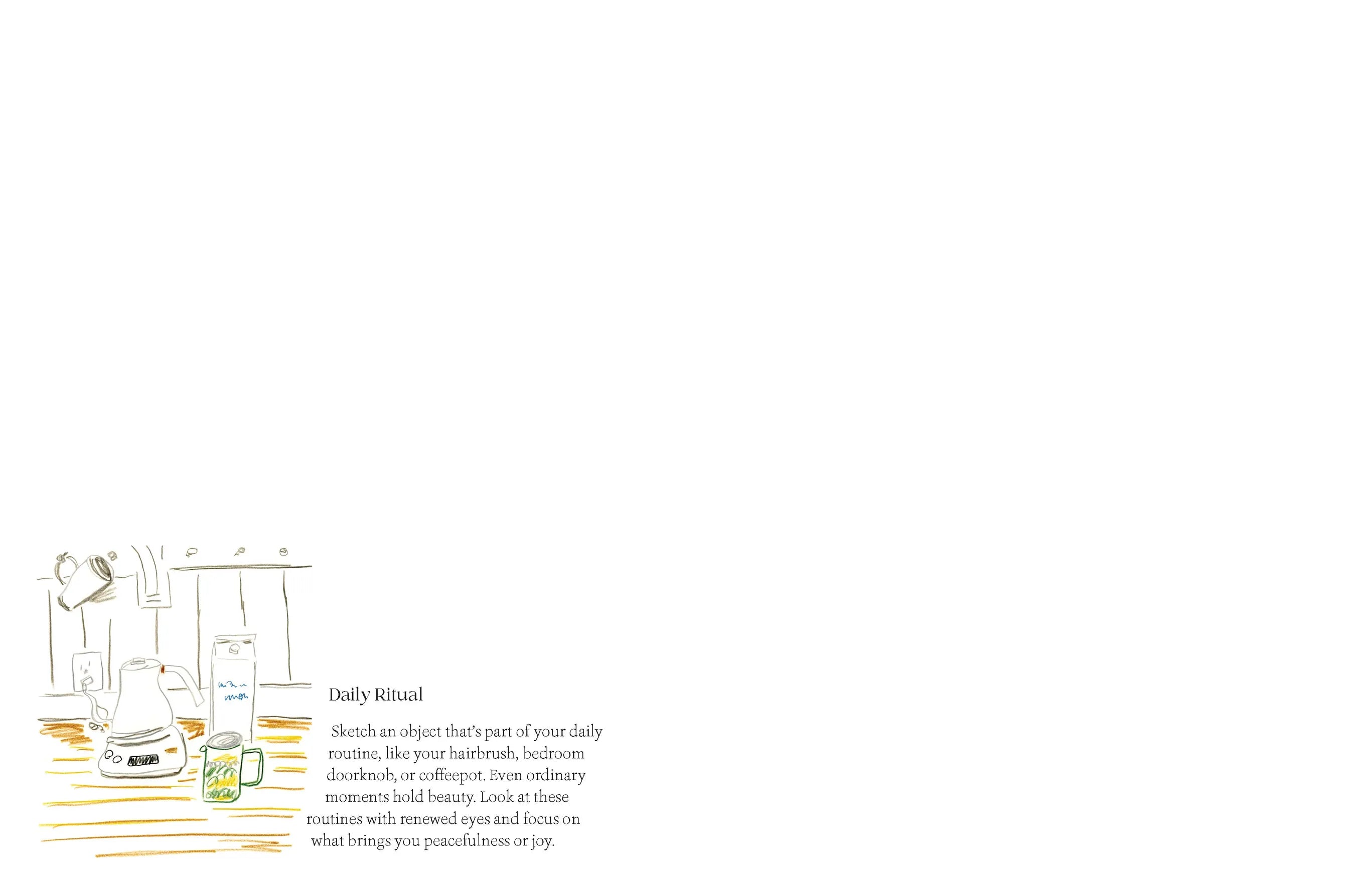 Favorite Story Chronicle Books Quiet Moments: A Guided Sketchbook