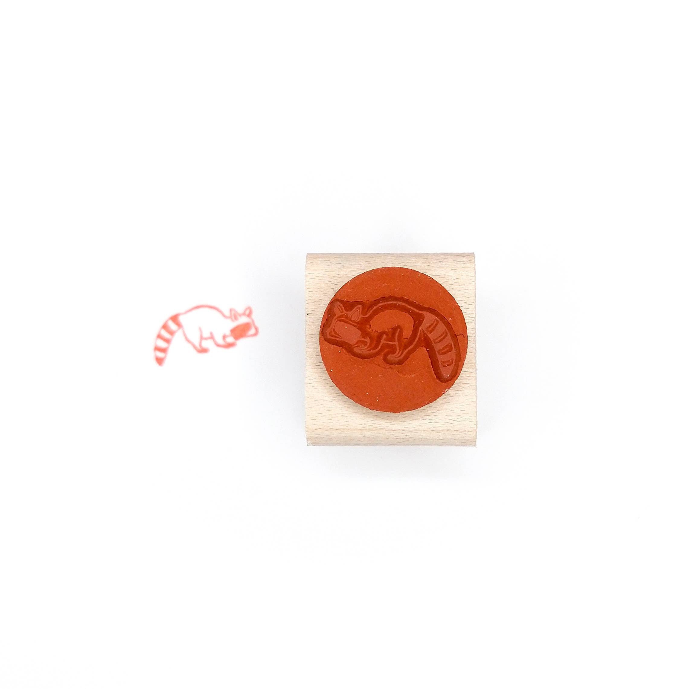 Favorite Story Peppercorn Paper Raccoon Mini Stamp