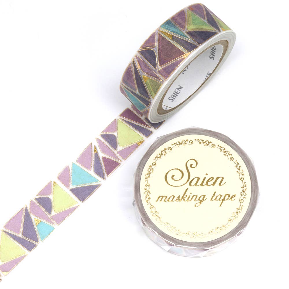 Favorite Story Japacolle — Japan Collections | See Latest News in "About" Starlit sky SAIEN Washi tape with gold foil stamping 15mm