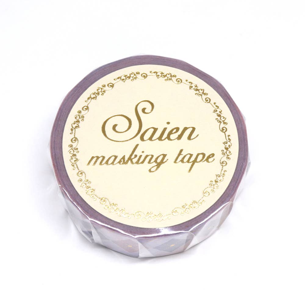 Favorite Story Japacolle — Japan Collections | See Latest News in "About" Starlit sky SAIEN Washi tape with gold foil stamping 15mm