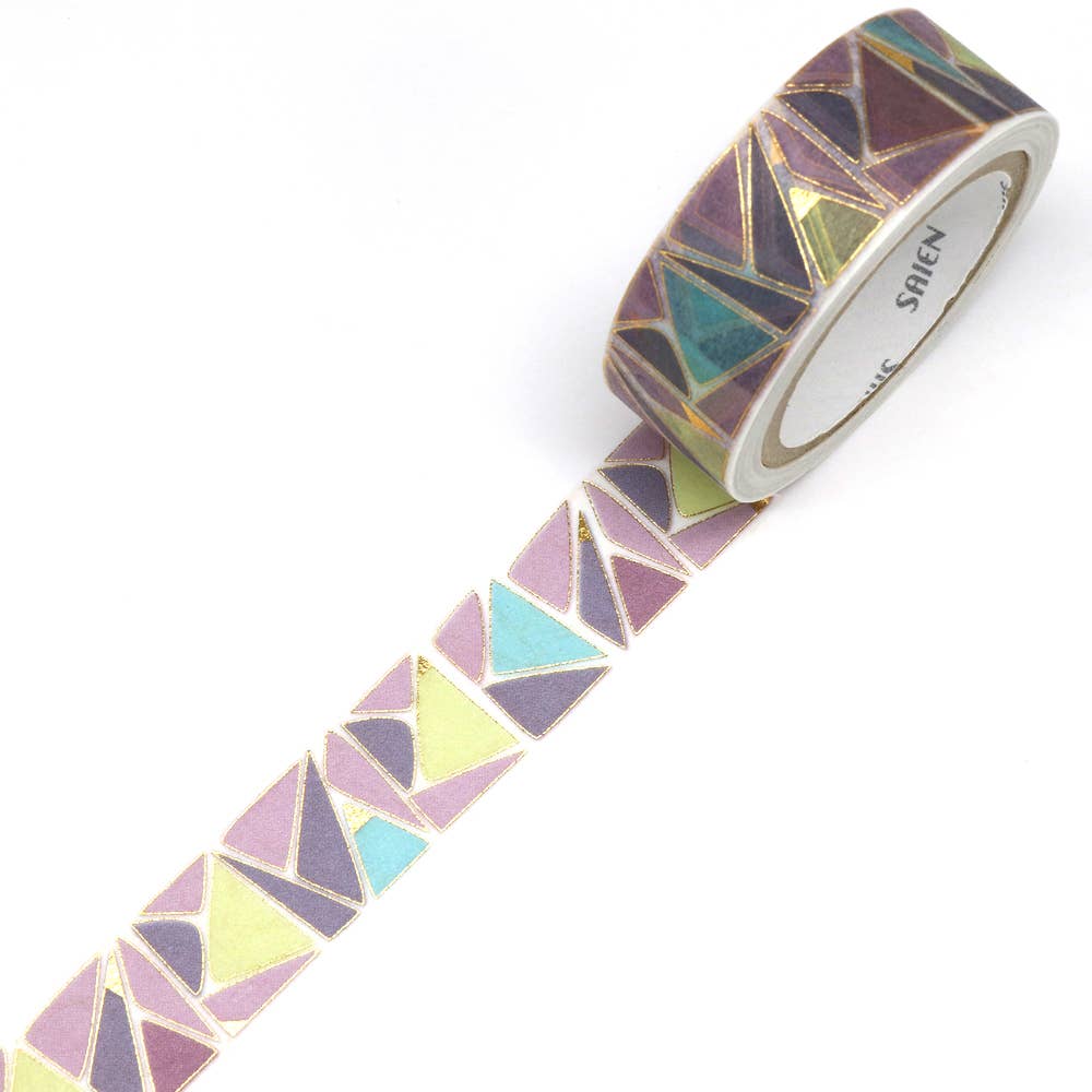 Favorite Story Japacolle — Japan Collections | See Latest News in "About" Starlit sky SAIEN Washi tape with gold foil stamping 15mm