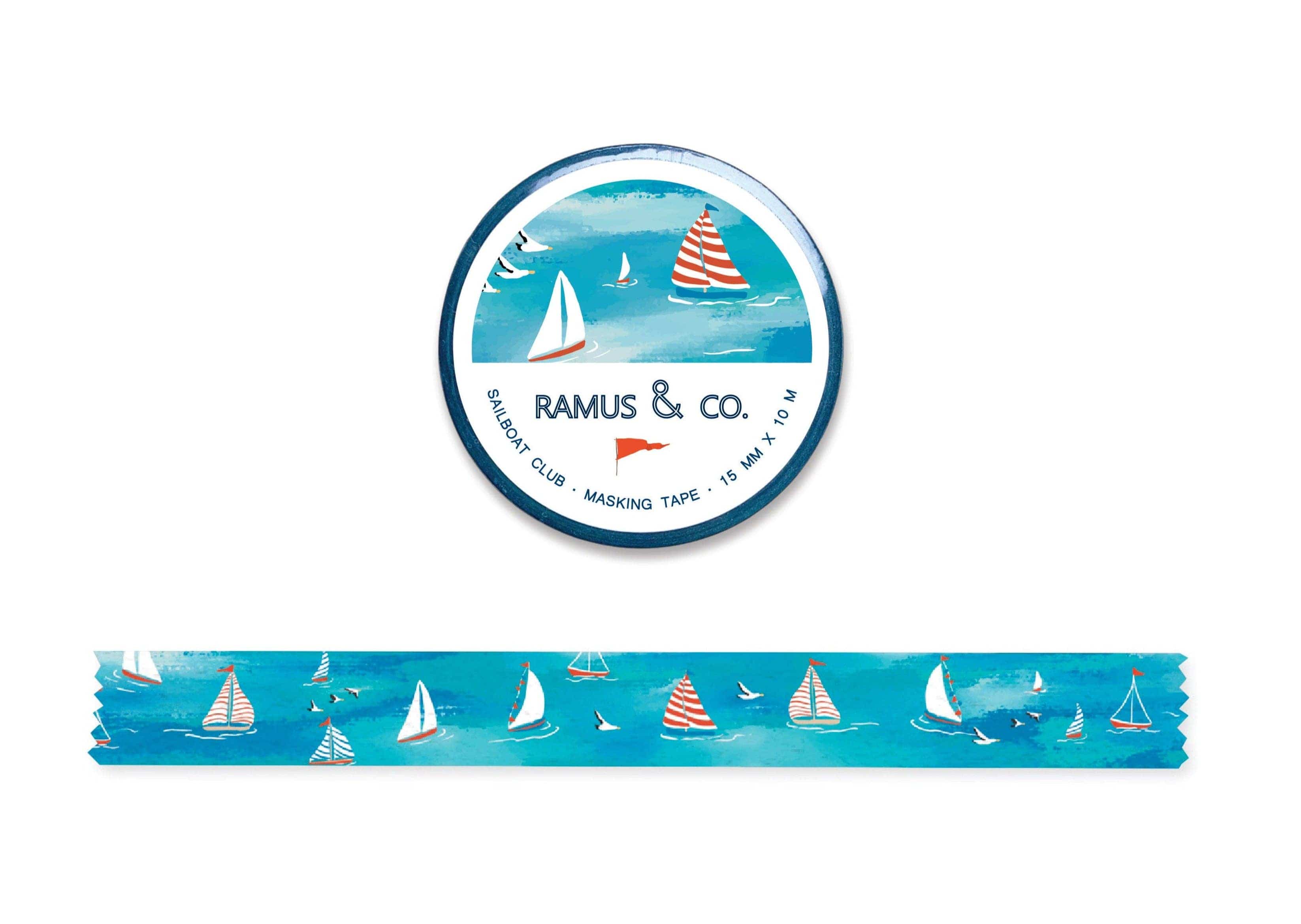 Favorite Story Ramus & Co. Sailboat Club Masking Tape