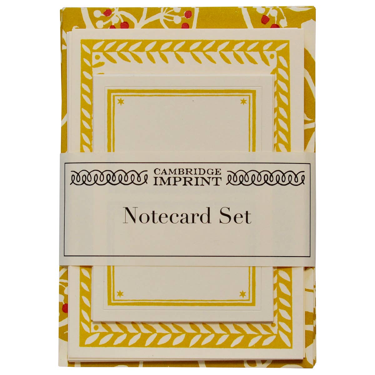 Favorite Story Cambridge Imprint Set of Notecards and Envelopes Ivy Piccalilli and Cranberry