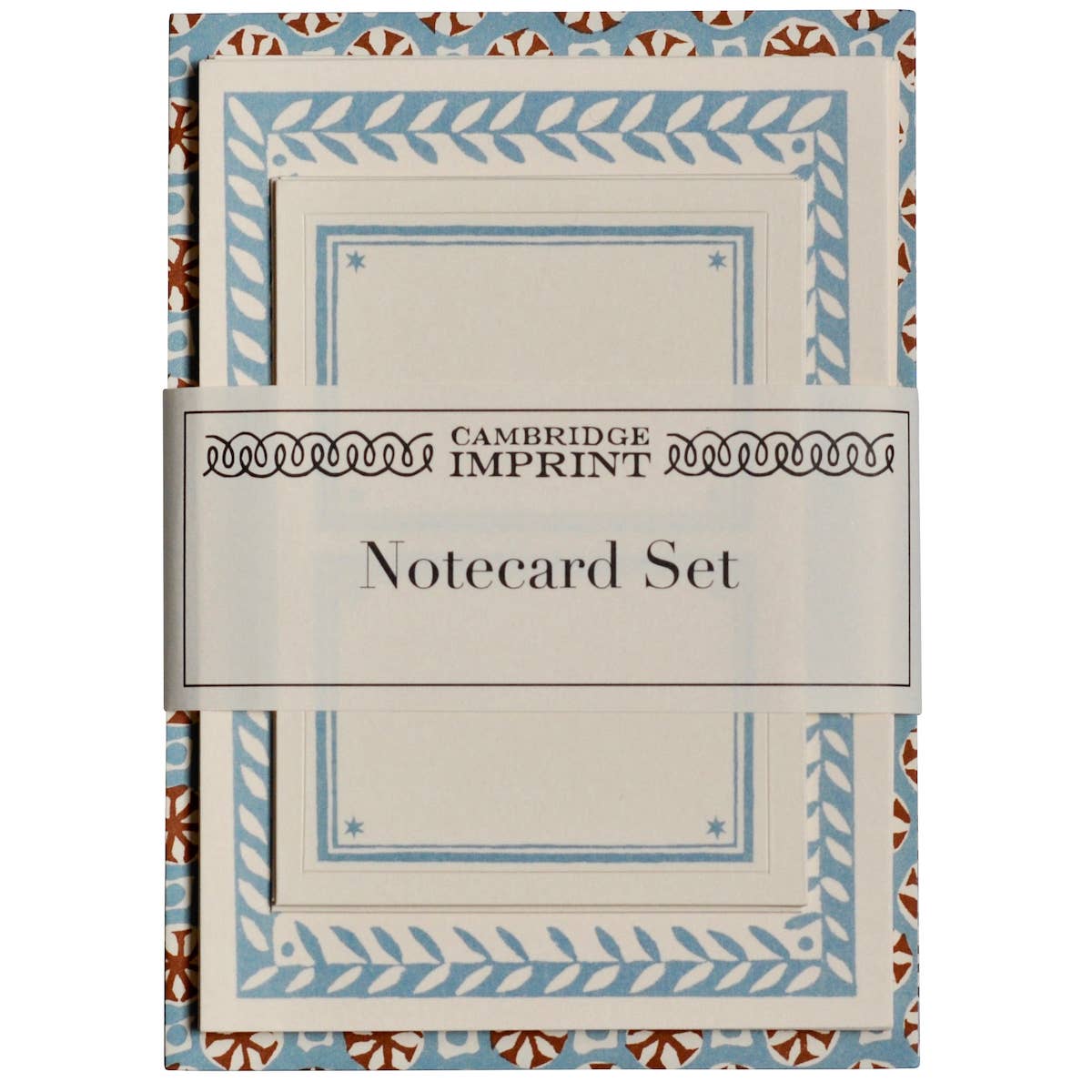 Favorite Story Cambridge Imprint Set of Notecards and Envelopes Sea Urchin Sky and Cocoa