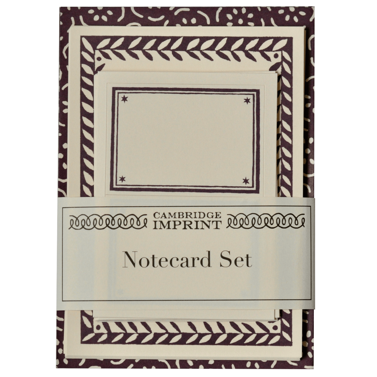 Favorite Story Cambridge Imprint Set of Notecards and Envelopes Small Pear Halves Elderberry