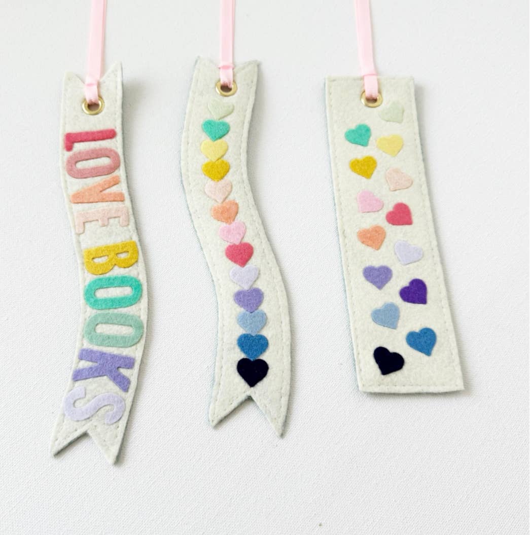 Favorite Story Milo & Mollie Shh… Rainbow Felt Bookmark