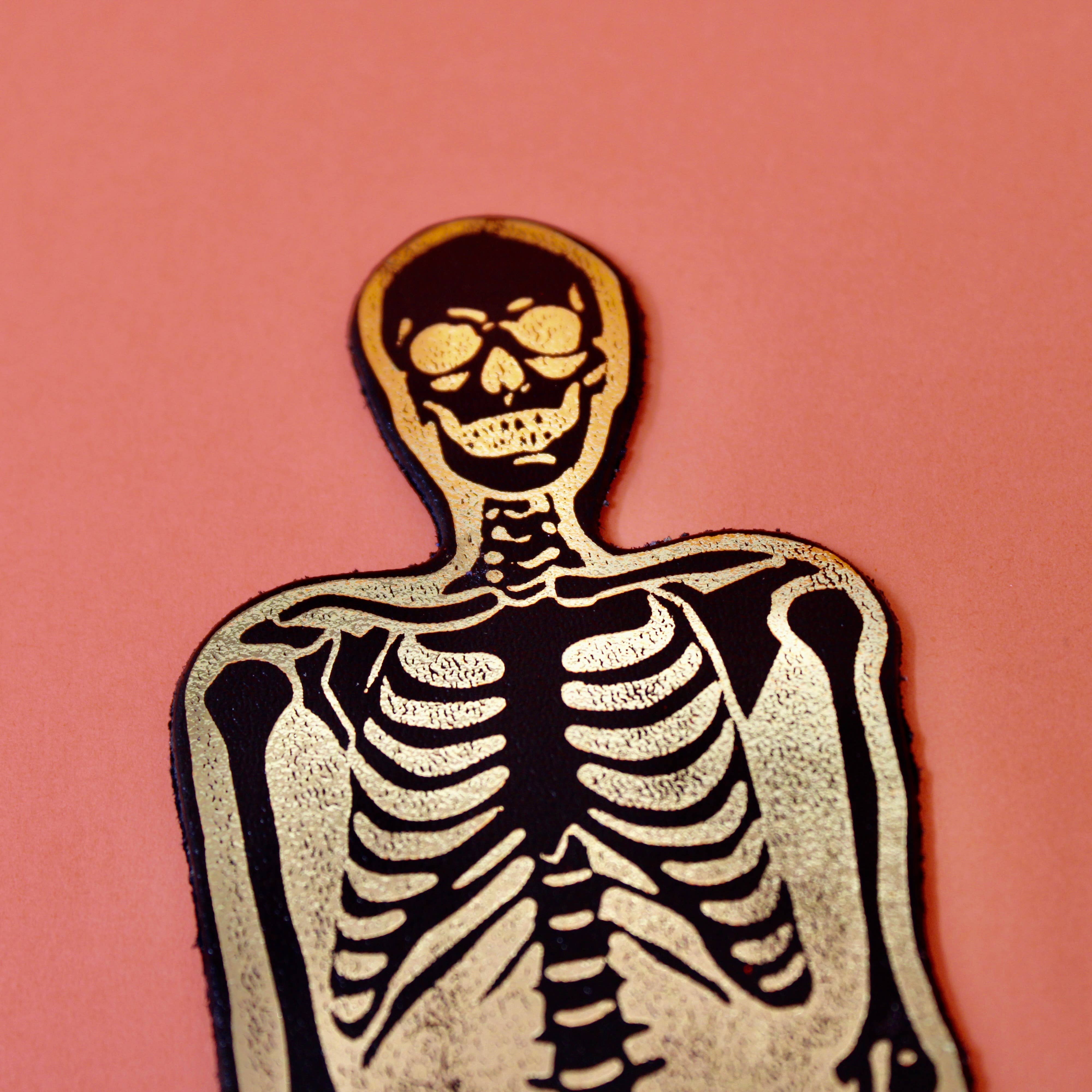 Favorite Story Ark Colour Design Cream Skeleton Bookmark