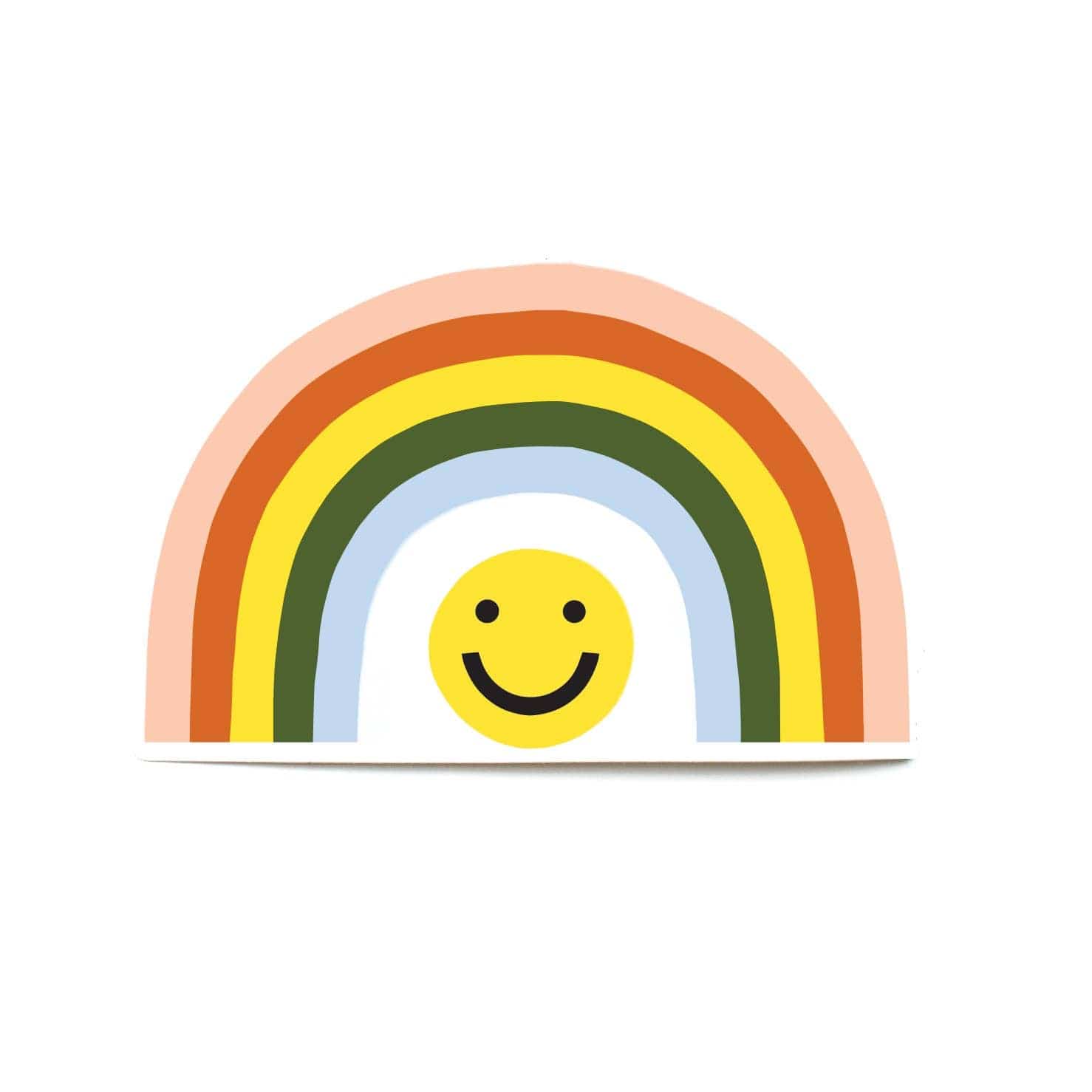 Favorite Story Worthwhile Paper Smile Rainbow Die Cut Sticker