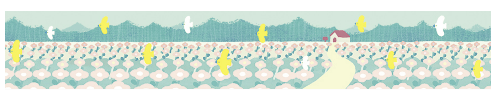 Favorite Story HITOTOKI by KING JIM collage SODA transparent Masking Tape 1.2"  WIDE