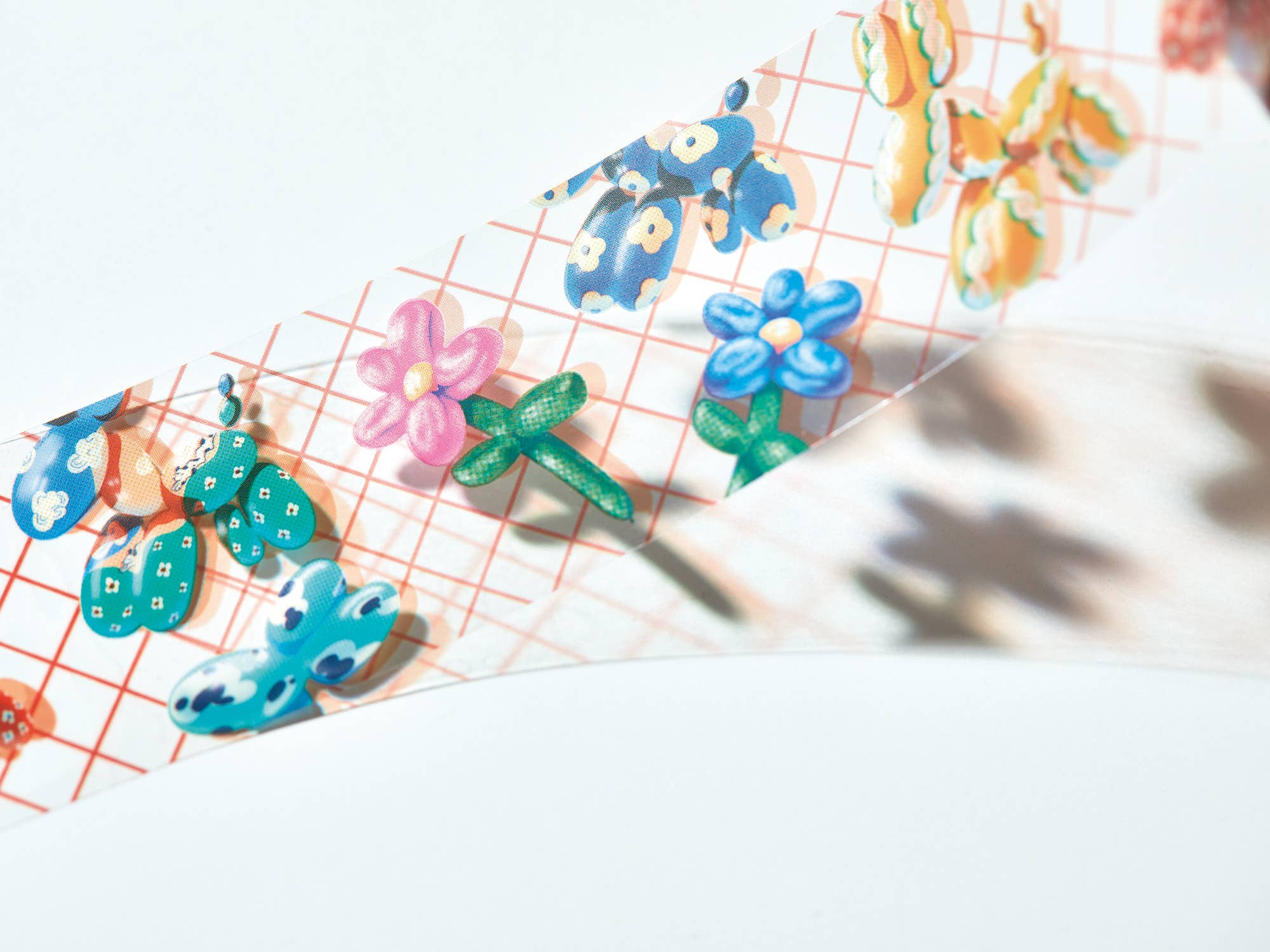 Favorite Story HITOTOKI by KING JIM collage SODA transparent Masking Tape 1.2"  WIDE