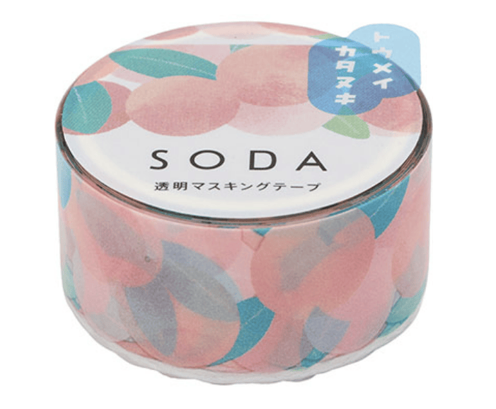 Favorite Story HITOTOKI by KING JIM grass SODA transparent Masking Tape