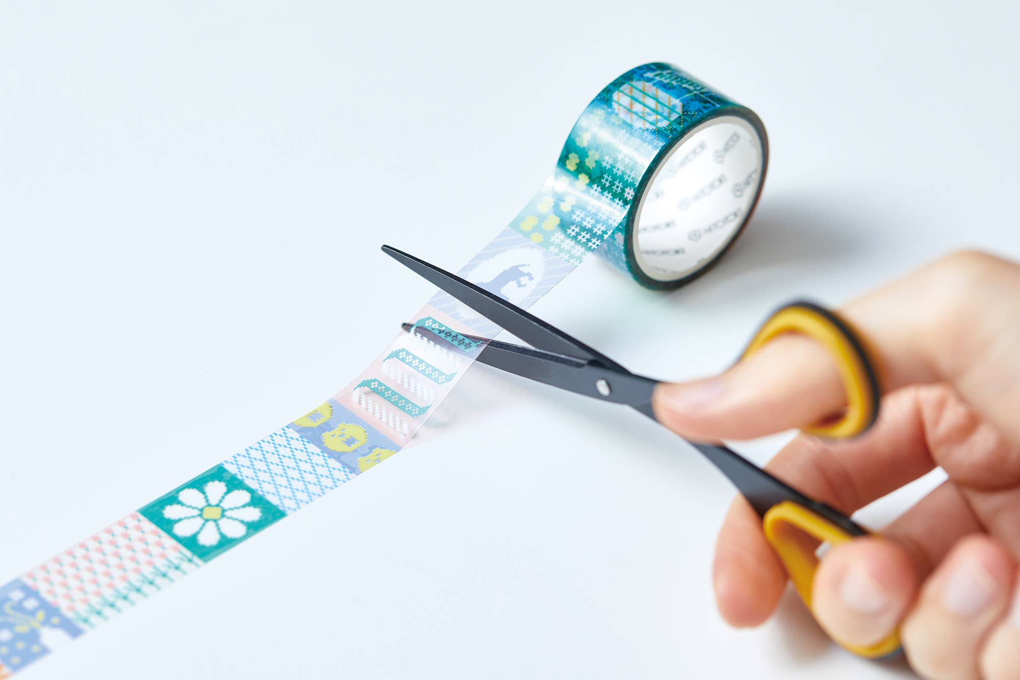 Favorite Story HITOTOKI by KING JIM grass SODA transparent Masking Tape