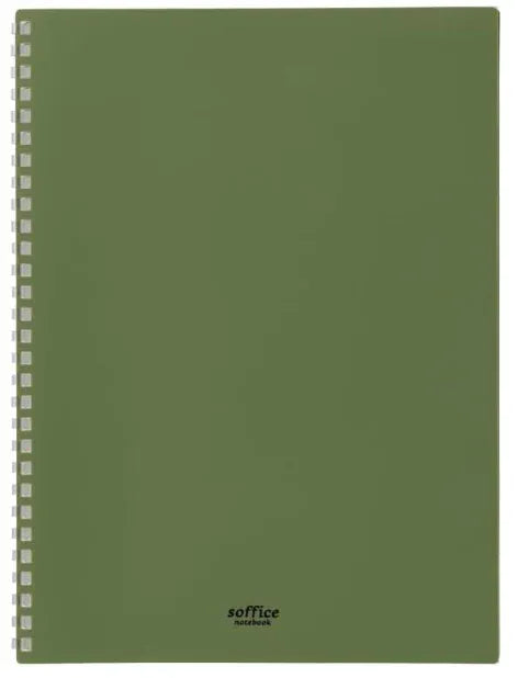 Favorite Story Notebook Soffice Soffice Notebook, Semi B5, Olive