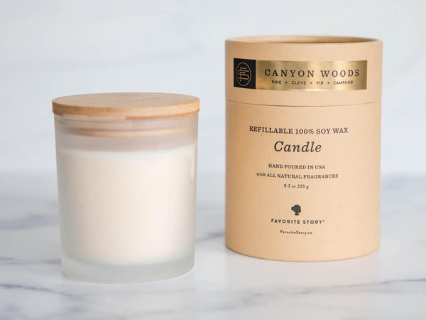 Favorite Story Candle Canyon Woods Soy Wax Candle