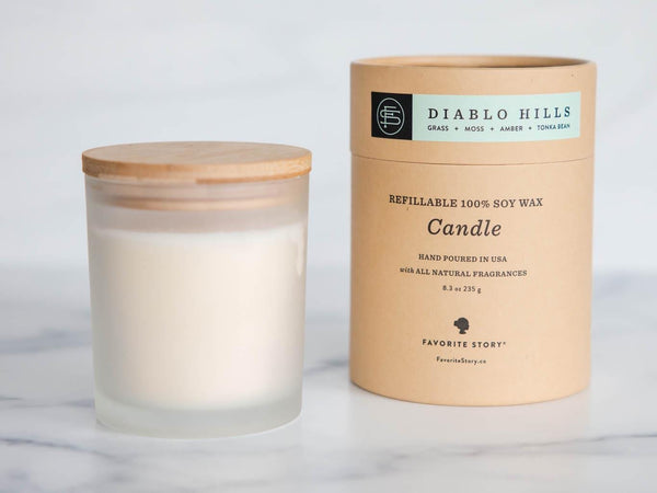 Favorite Story Candle Fresh Diablo Hills Soy Wax Candle