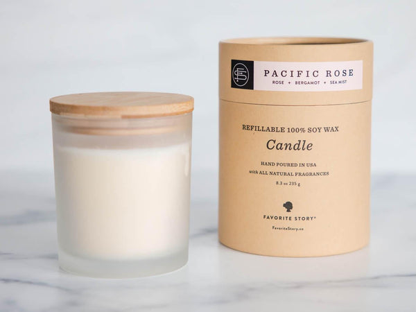 Favorite Story Candle Pacific Rose Soy Wax Candle