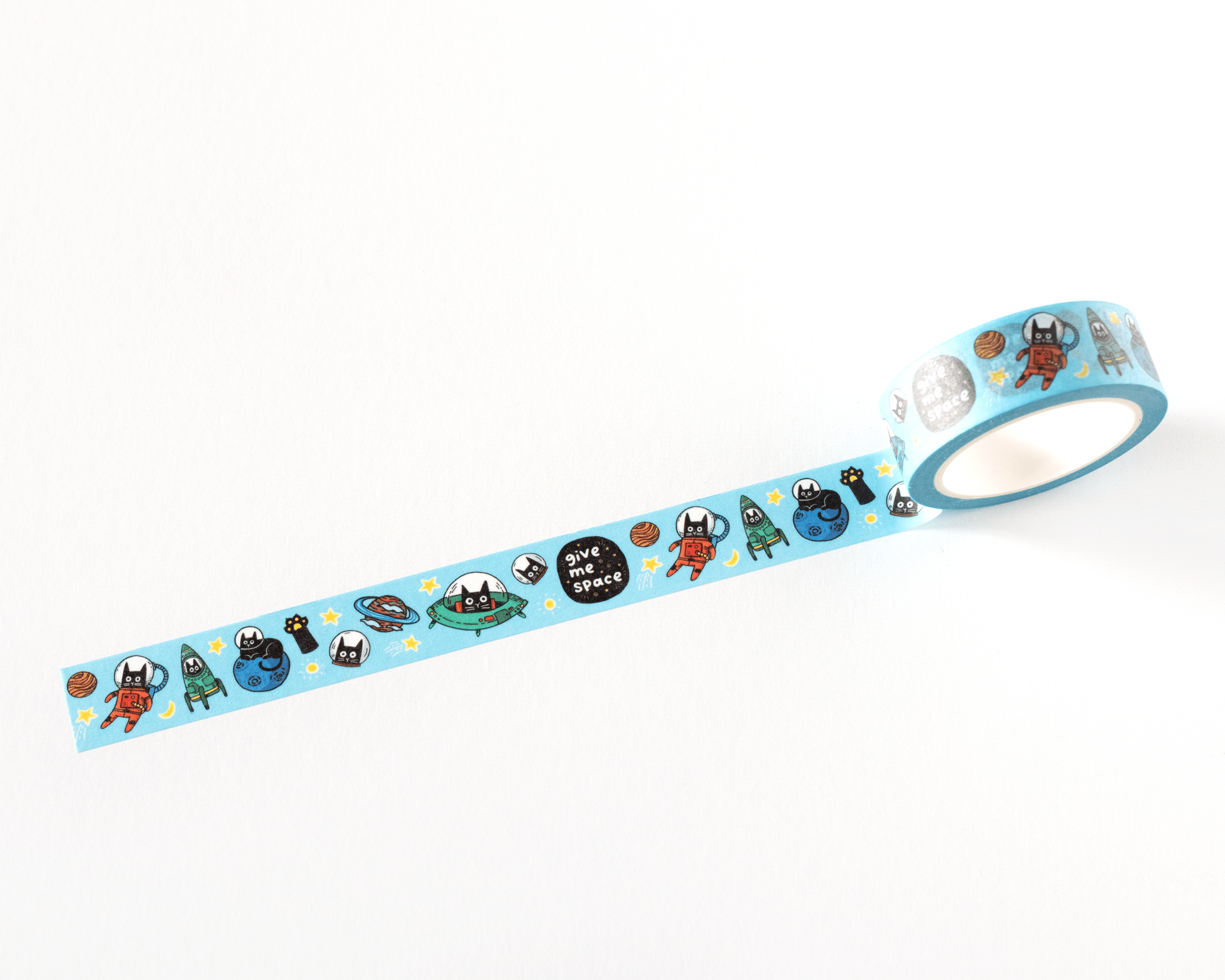 Favorite Story RippleSplash Studio Space Cats Washi Tape