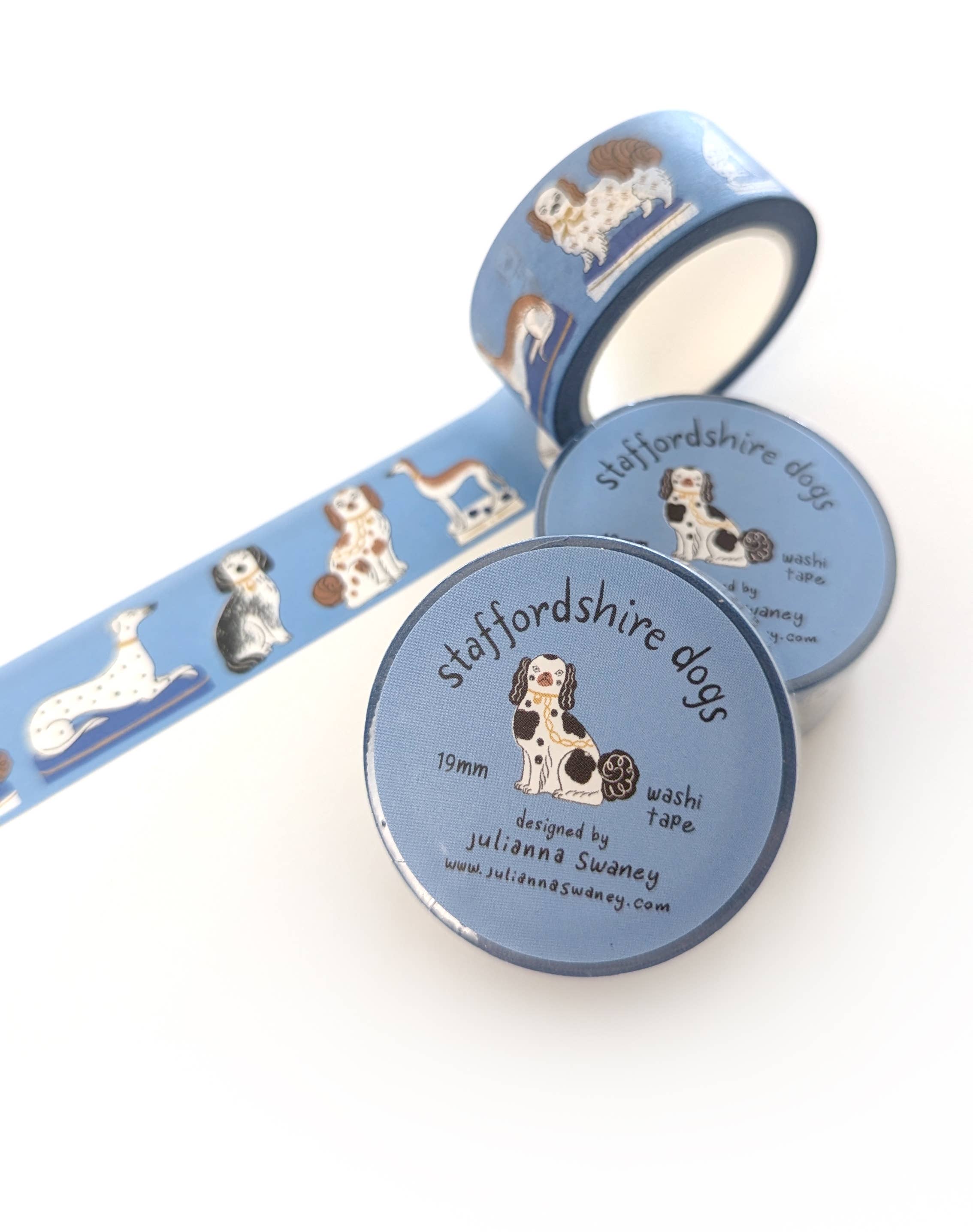 Favorite Story Julianna Swaney Staffordshire Dogs  Washi Tape 19mm