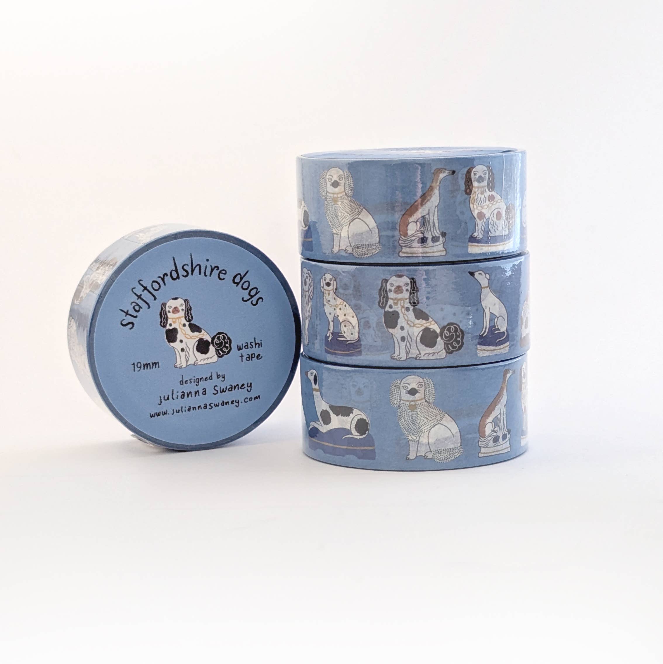Favorite Story Julianna Swaney Staffordshire Dogs  Washi Tape 19mm