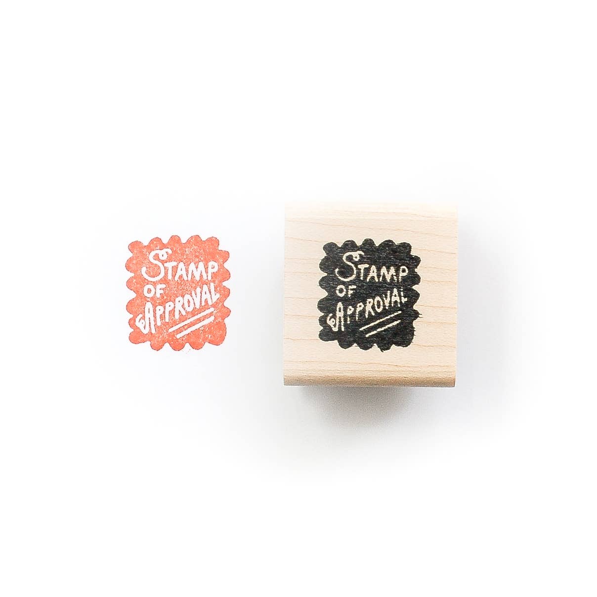 Favorite Story Peppercorn Paper Stamp of Approval Rubber Stamp