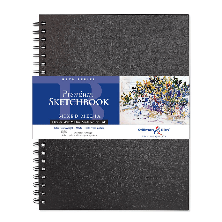 Favorite Story Sketchbook Exaclair Stillman & Birn Mixed Media Sketchbook - Beta Series
