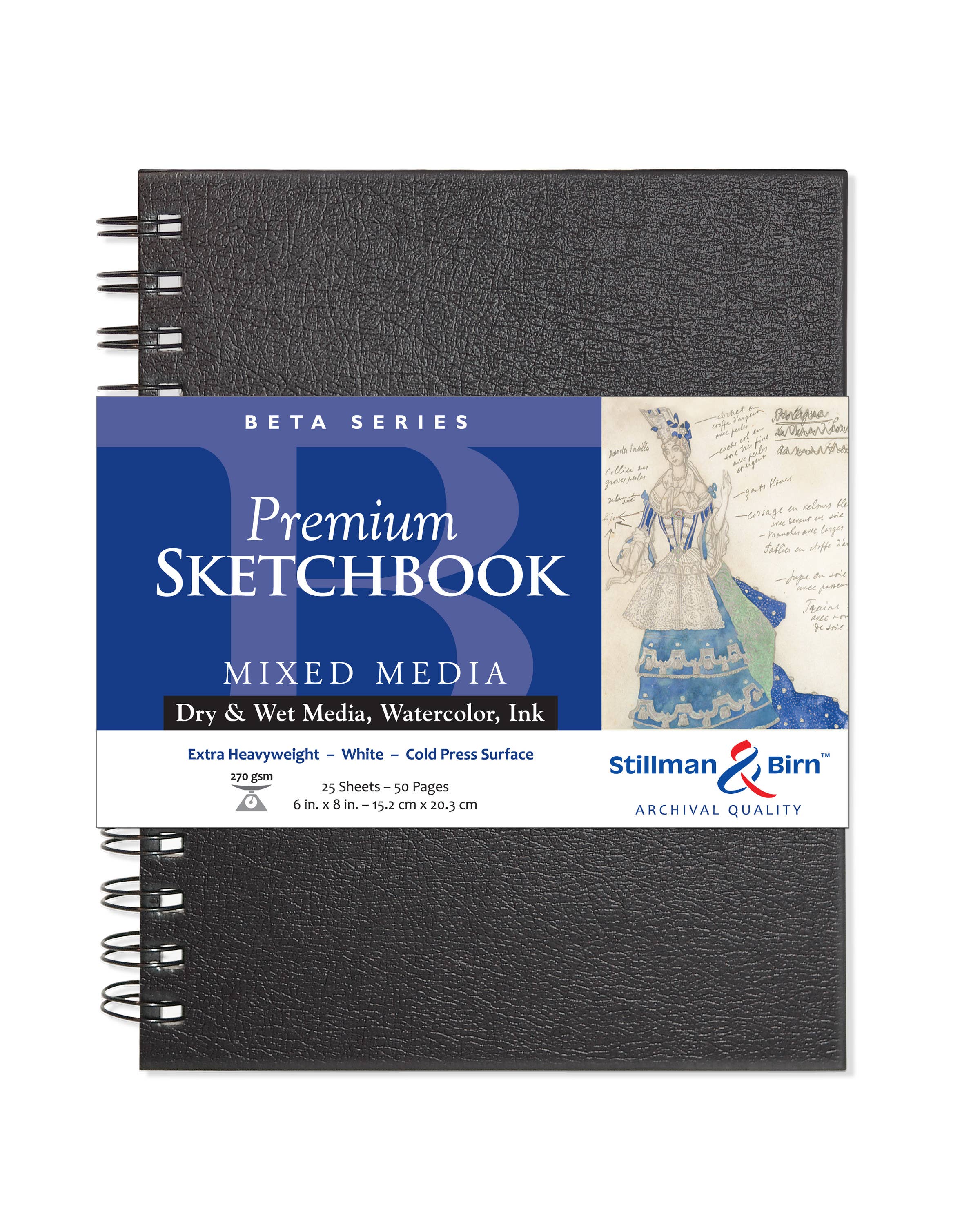 Favorite Story Sketchbook Exaclair Stillman & Birn Mixed Media Sketchbook - Beta Series
