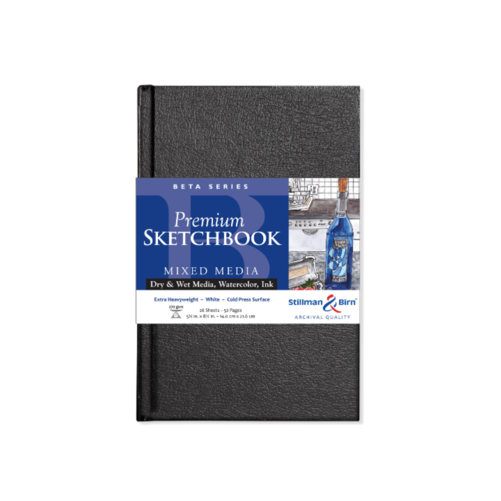 Favorite Story Sketchbook Exaclair Stillman & Birn Mixed Media Sketchbook - Beta Series