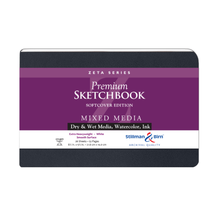 Favorite Story Exaclair Stillman & Birn Mixed Media Sketchbook -Zeta Series
