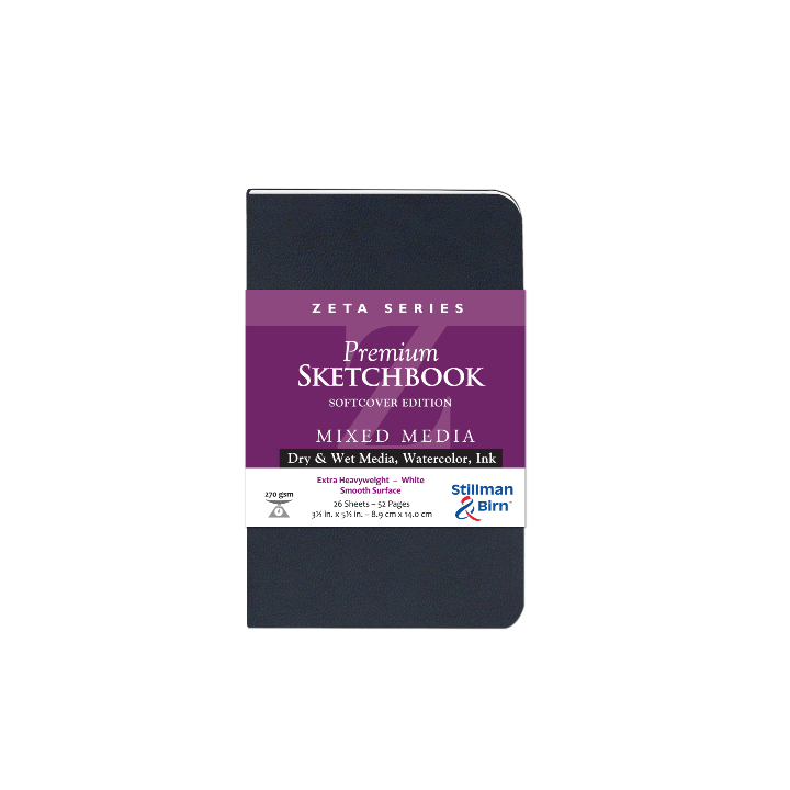 Favorite Story Exaclair 3.5 X 5.5 Portrait SOFTCOVER Stillman & Birn Mixed Media Sketchbook -Zeta Series