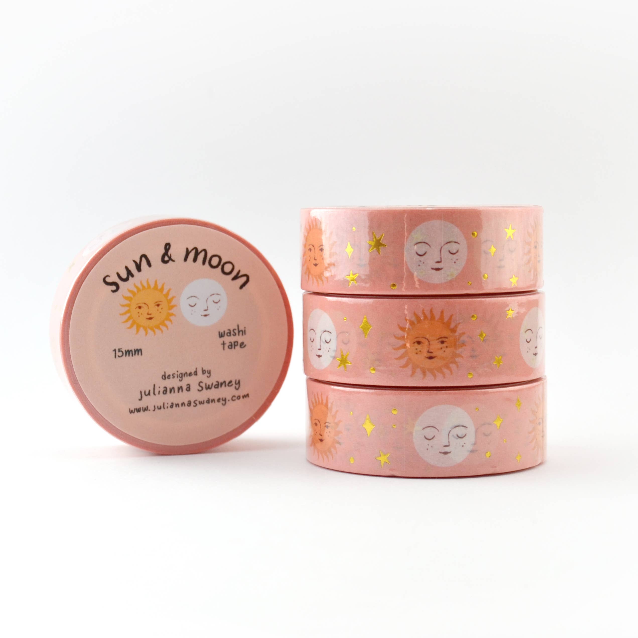 Favorite Story Julianna Swaney Sun & Moon Gold Foil 15mm Washi Tape