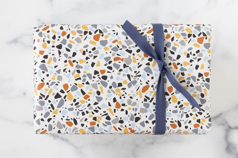 Favorite Story Gift Wrap 3 Sheets Terrazzo Gift Wrap