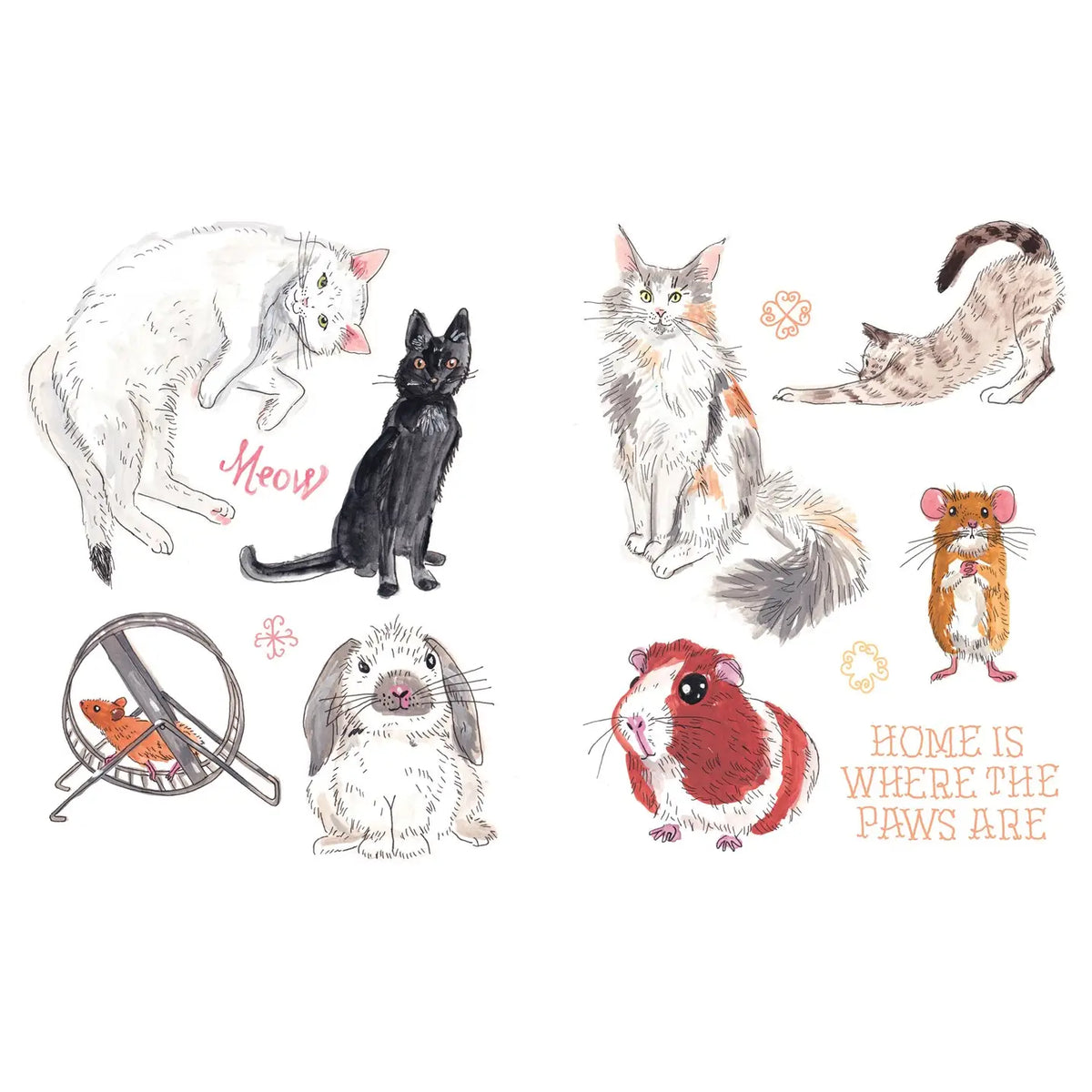 Favorite Story Sticker Book Chronicle Books The Eclectic World of Julia Rothman Sticker Book