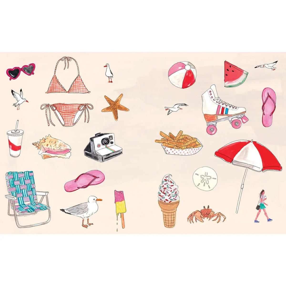 Favorite Story Sticker Book Chronicle Books The Eclectic World of Julia Rothman Sticker Book