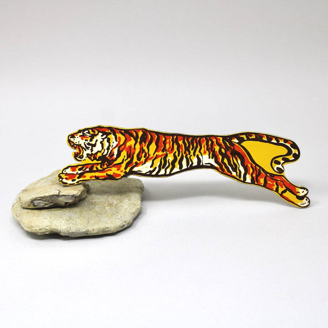 Favorite Story Ark Colour Design Heritage Blue Tiger Bookmark
