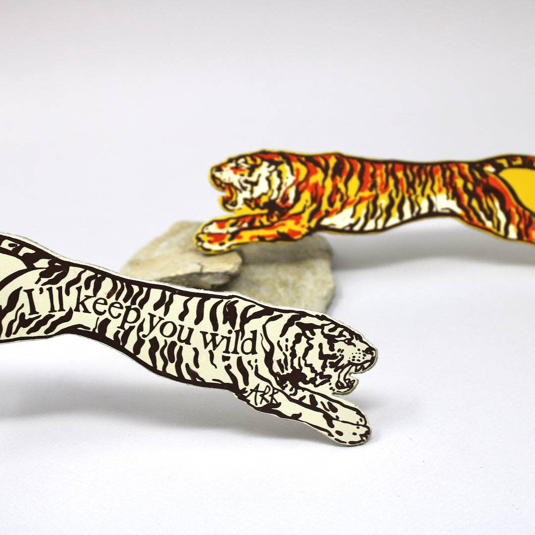 Favorite Story Ark Colour Design Heritage Blue Tiger Bookmark