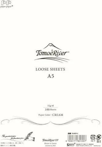 Favorite Story writing paper Life Tomoe River Loose Sheets, A5 Cream