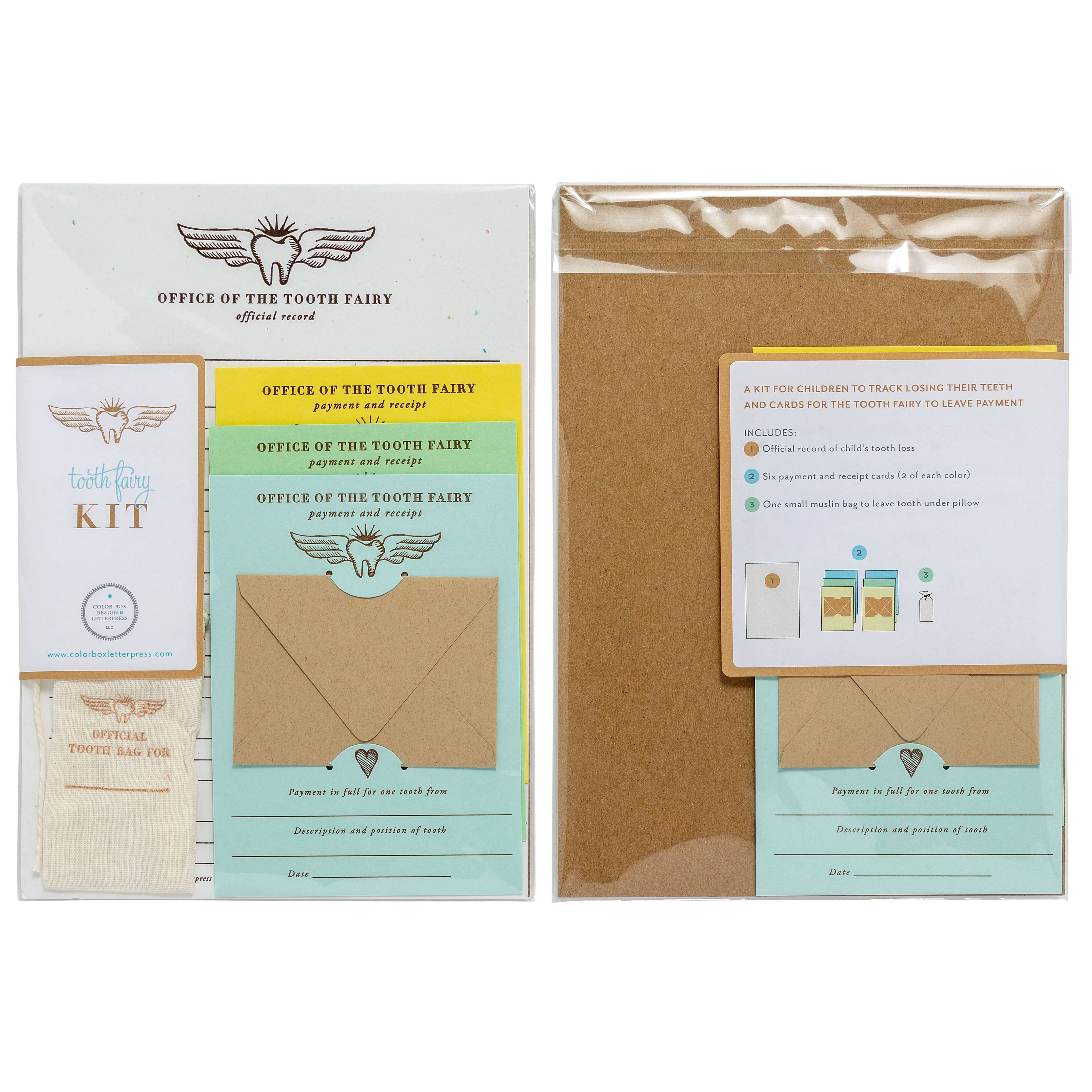 Favorite Story Color Box Design & Letterpress Tooth Fairy | Kit