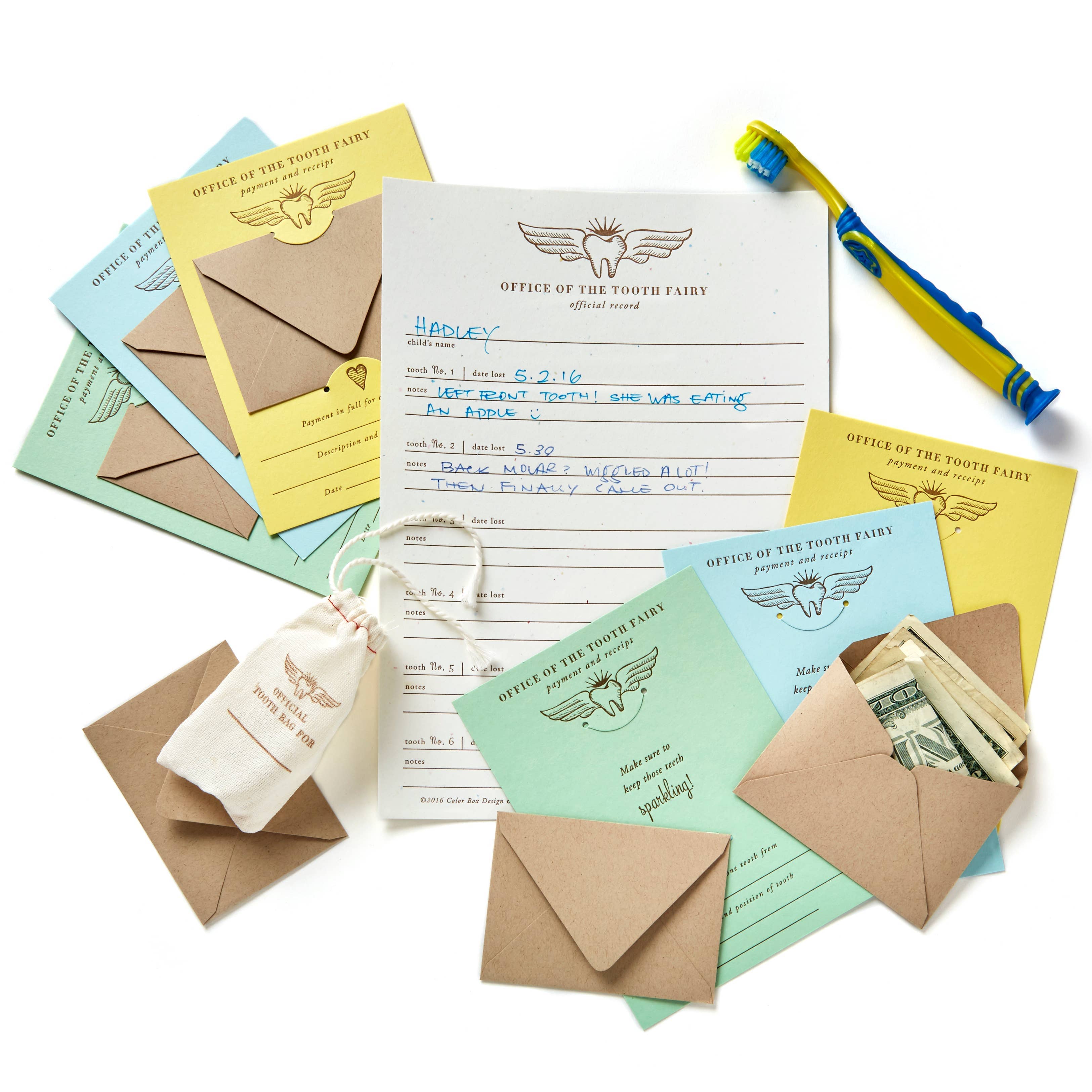 Favorite Story Color Box Design & Letterpress Tooth Fairy | Kit