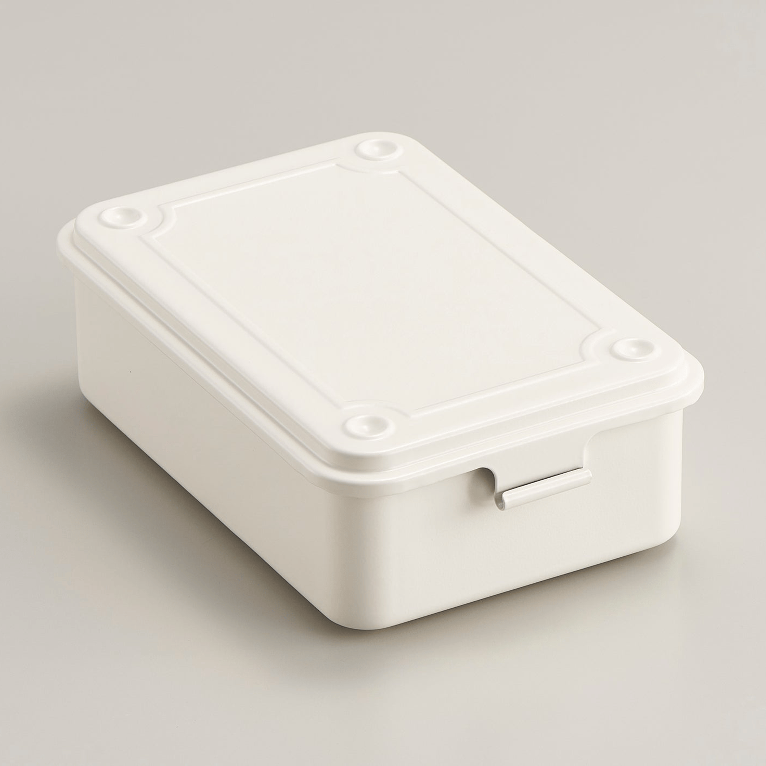 Favorite Story Ameico White Toyo - Steel Stackable Storage Box T-150