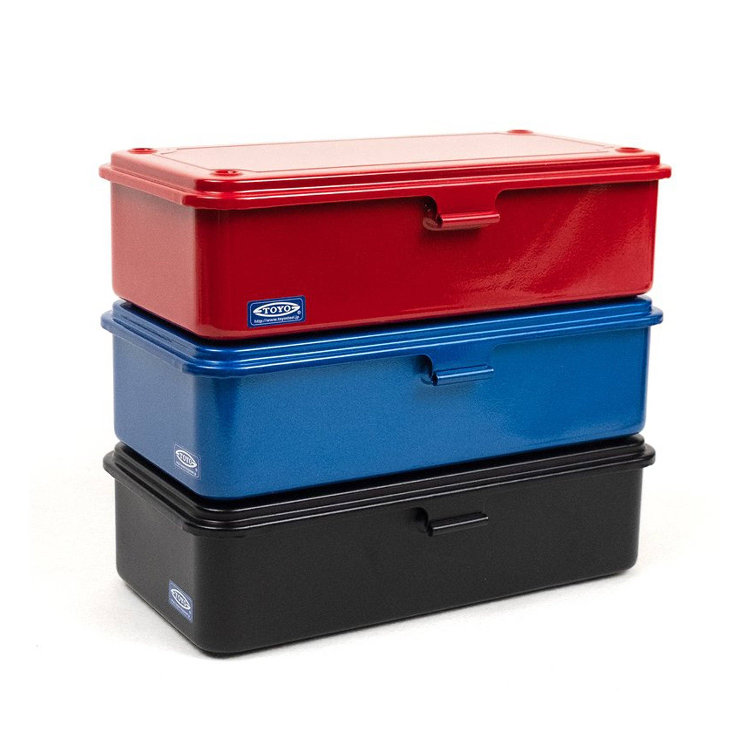 Favorite Story Ameico Blue Toyo - Steel Stackable Storage Box T-190
